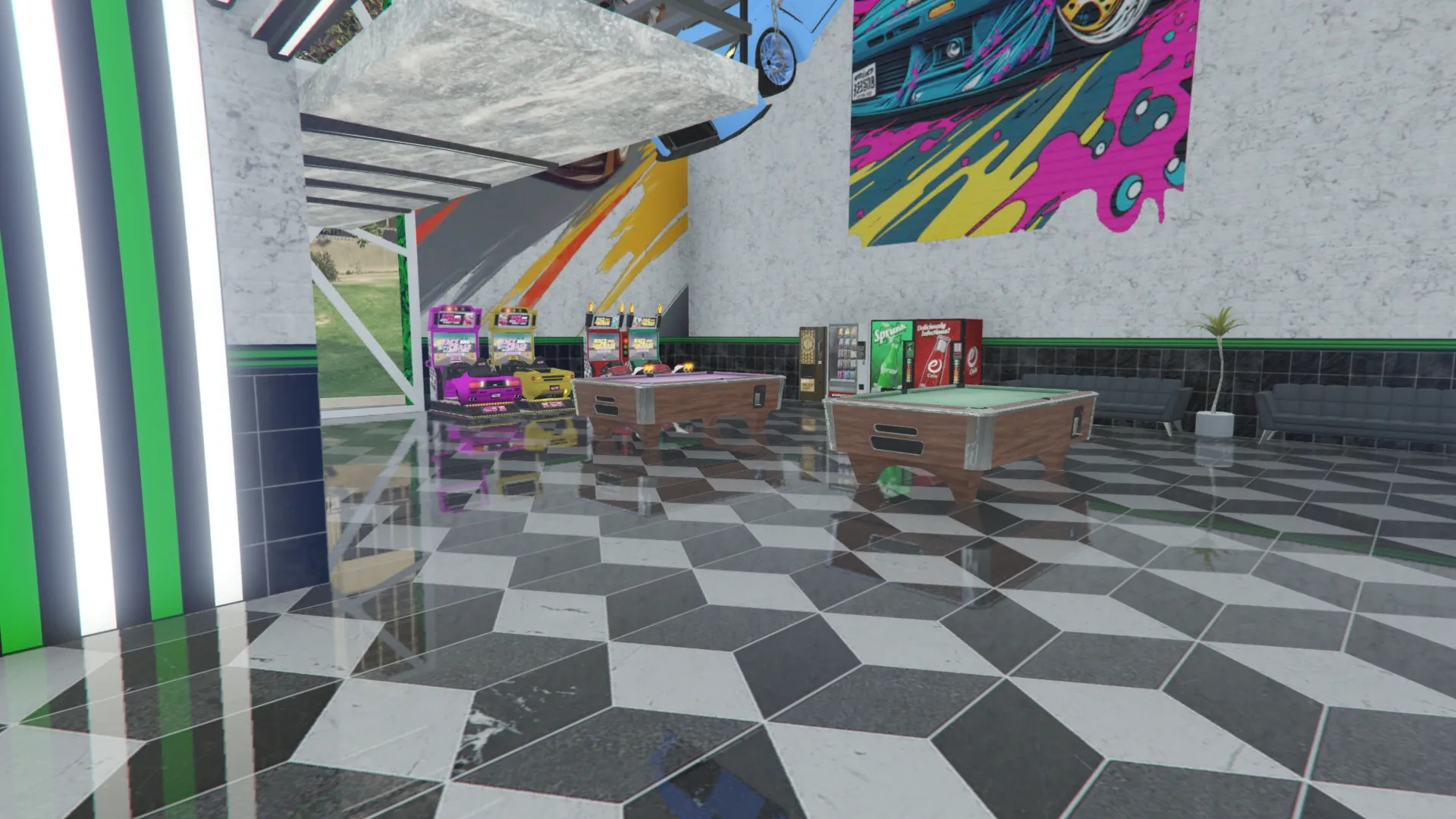 Underground Performance Arcade Area