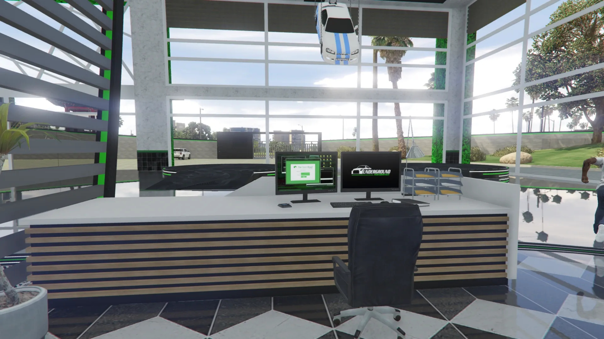 Underground Performance Reception Desk